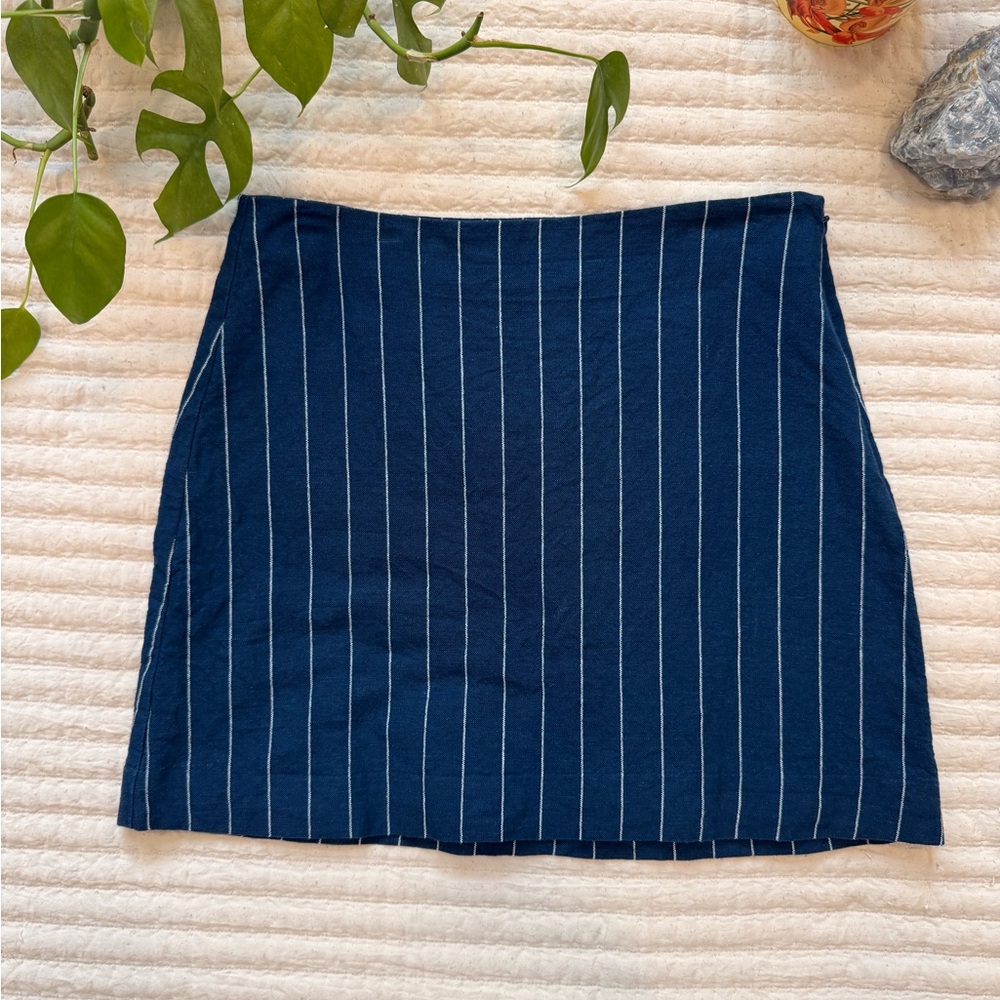Gap linen and cotton mini skirt